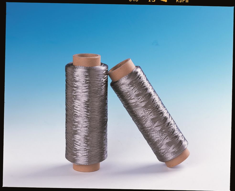 12μm×100×1 Metal Fiber Twist Thread Corrosion Proof For Heating Pad in Smart Textile fields