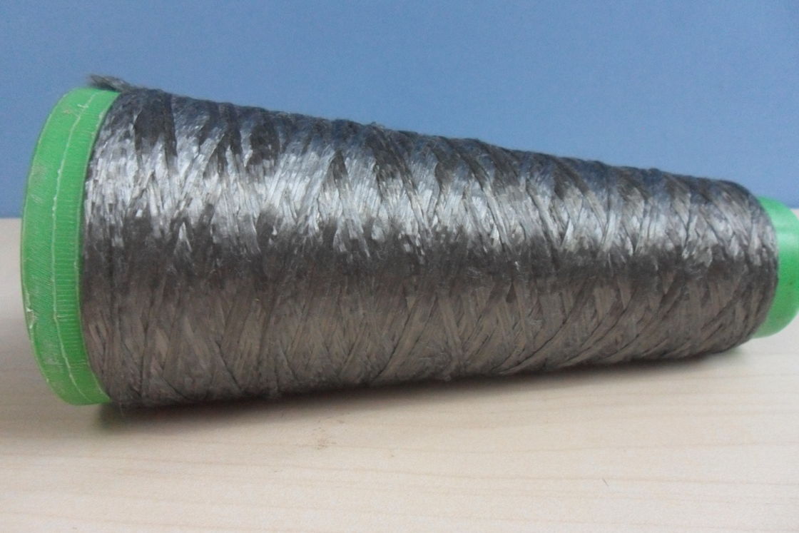 316L Metallic Metal Fiber , Flexible Metal Fiber Twist Thread