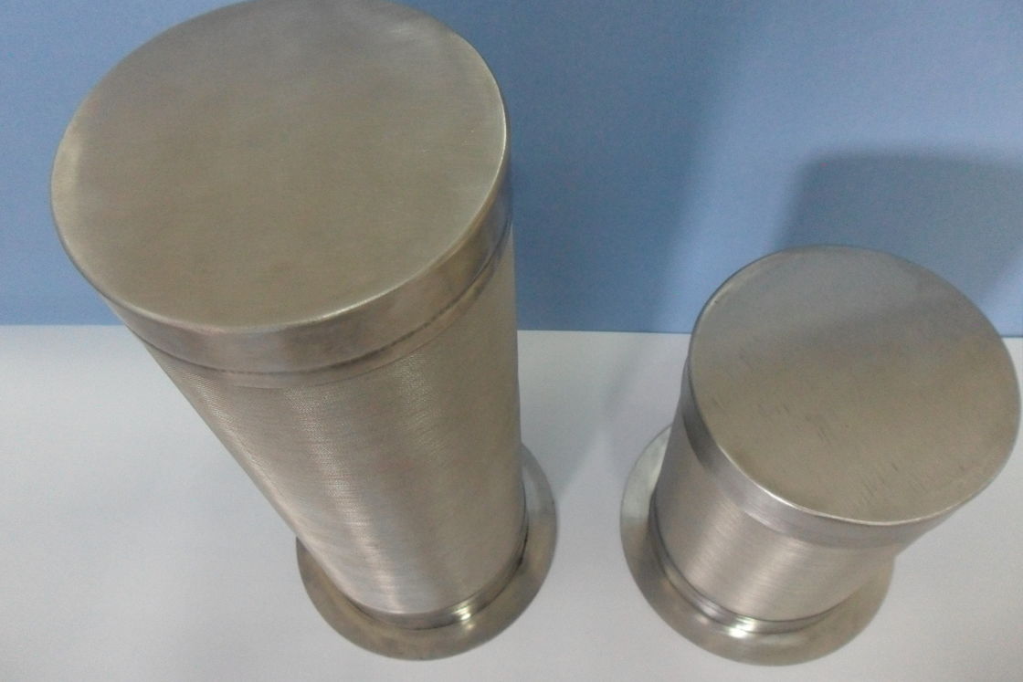 SGS Approved Metal Filter Cartridge , 0.44mm Thickness Sintered Mesh Filter