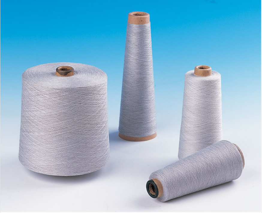 Conductive Blended Spun Yarn For Making Touch Screen Gloves