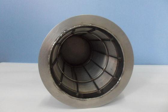 Heat Resistant Sintered Metal Filter Cartridge , 6um Metal Filter Element