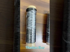 Ultra Fine Conductive High Strength  TA1  Titanium Fiber Titanium Foam